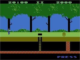Title screen of Pitfall! on the Atari 5200.