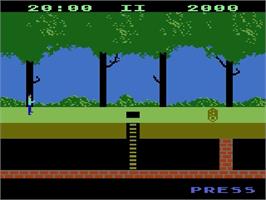 Title screen of Pitfall on the Atari 5200.
