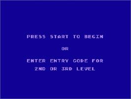 Title screen of Quest For Quintana Roo on the Atari 5200.