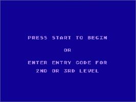 Title screen of Quest for Quintana Roo on the Atari 5200.