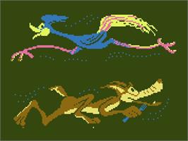 Title screen of Road Runner (Prototype) on the Atari 5200.