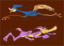 Title screen of Road Runner on the Atari 5200.