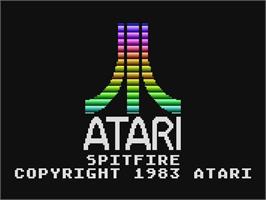 Title screen of Spitfire (Prototype) on the Atari 5200.