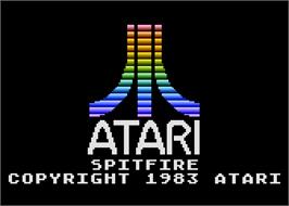 Title screen of Spitfire on the Atari 5200.