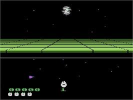 Title screen of Star Wars: Return of the Jedi - Death Star Battle on the Atari 5200.