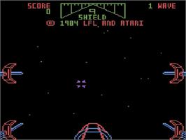 Title screen of Star Wars Arcade on the Atari 5200.
