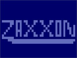 Title screen of Zaxxon on the Atari 5200.