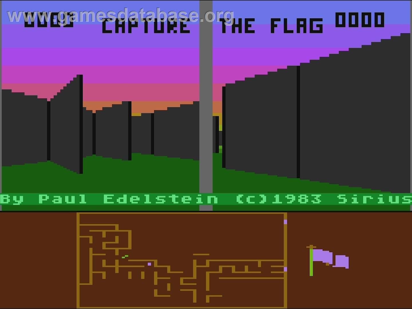 Capture the Flag - Atari 5200 - Artwork - Title Screen