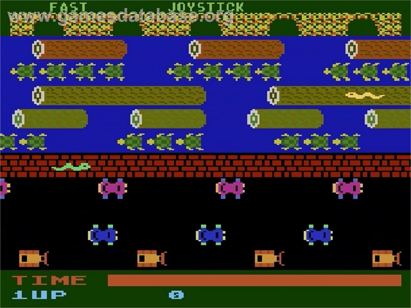 Frogger - Atari 5200 - Artwork - Title Screen