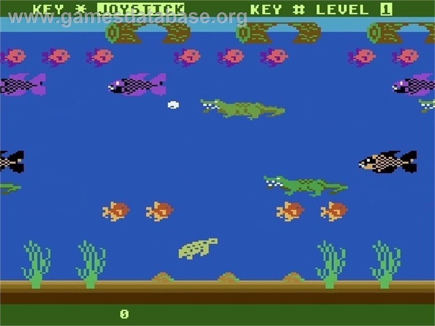 Frogger 2 - Threeedeep! - Atari 5200 - Artwork - Title Screen