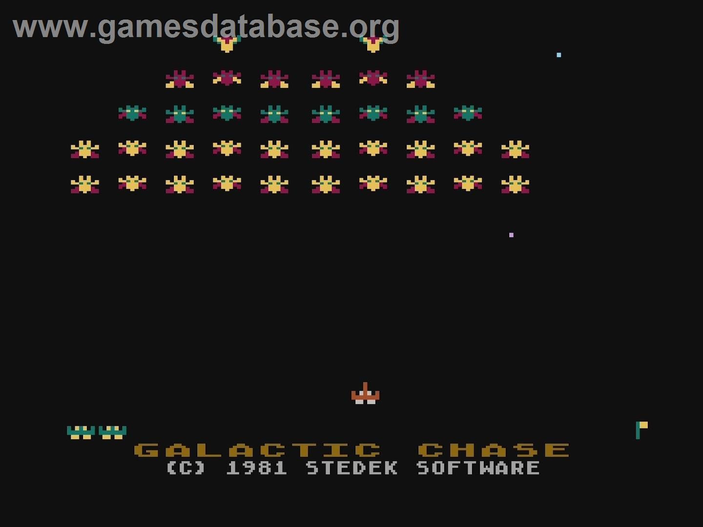 Galactic Chase - Atari 5200 - Artwork - Title Screen
