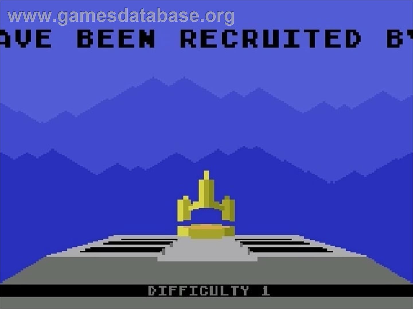 Last Starfighter, The (Prototype) - Atari 5200 - Artwork - Title Screen