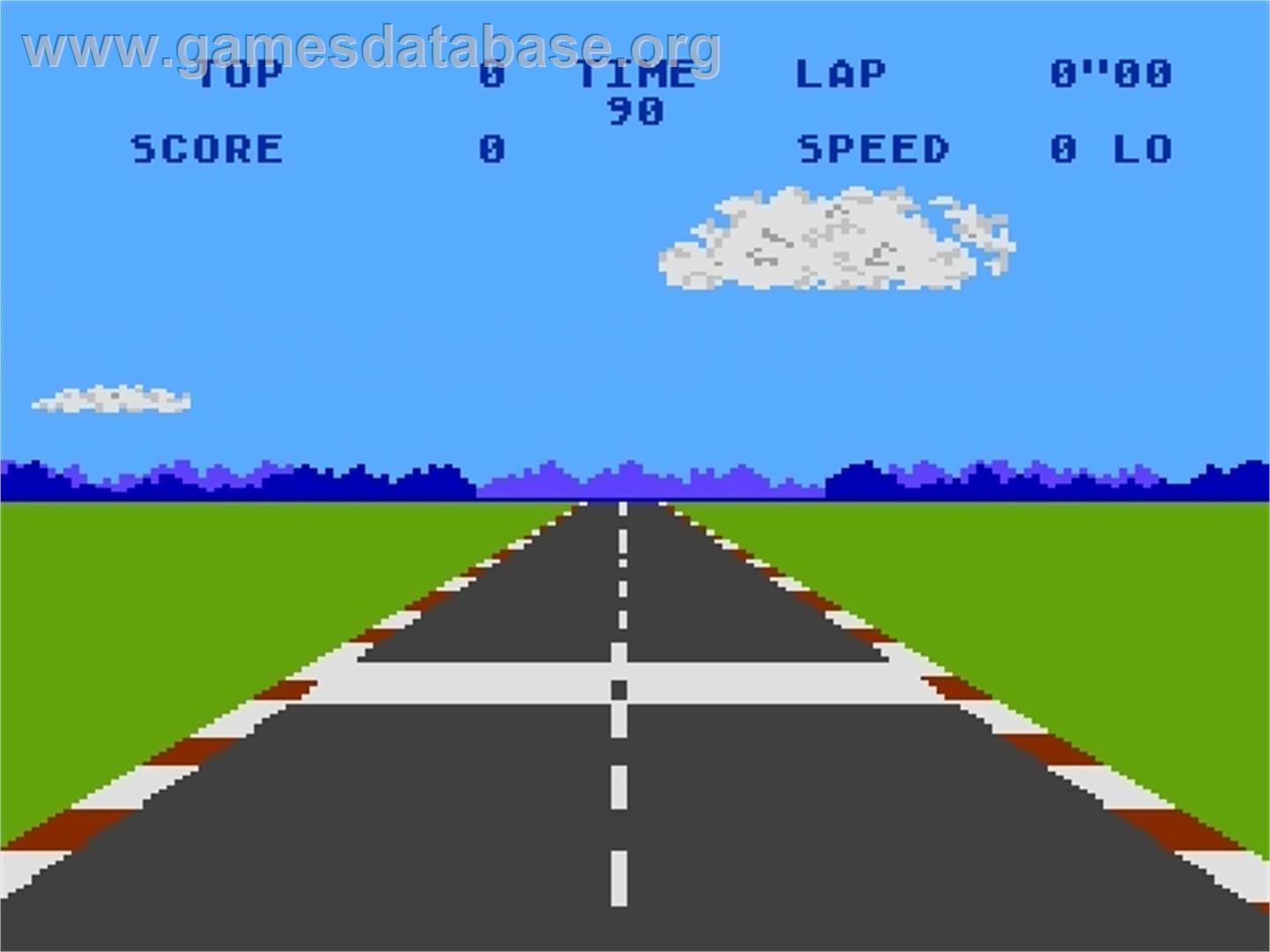 Pole Position - Atari 5200 - Artwork - Title Screen