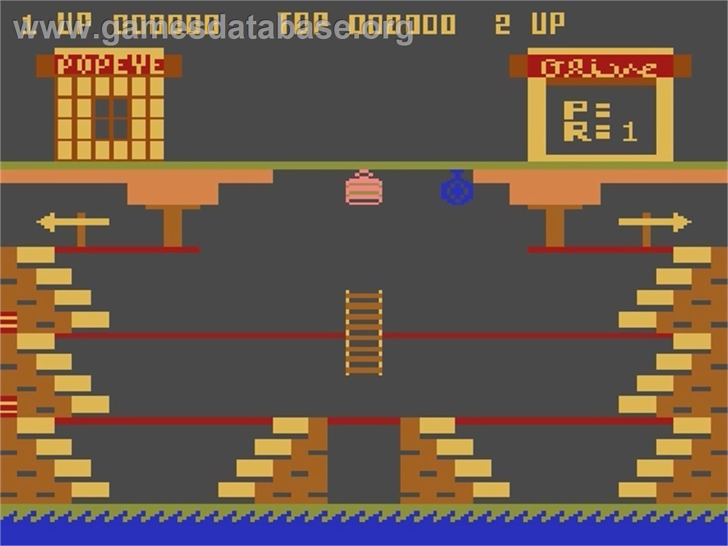 Popeye - Atari 5200 - Artwork - Title Screen