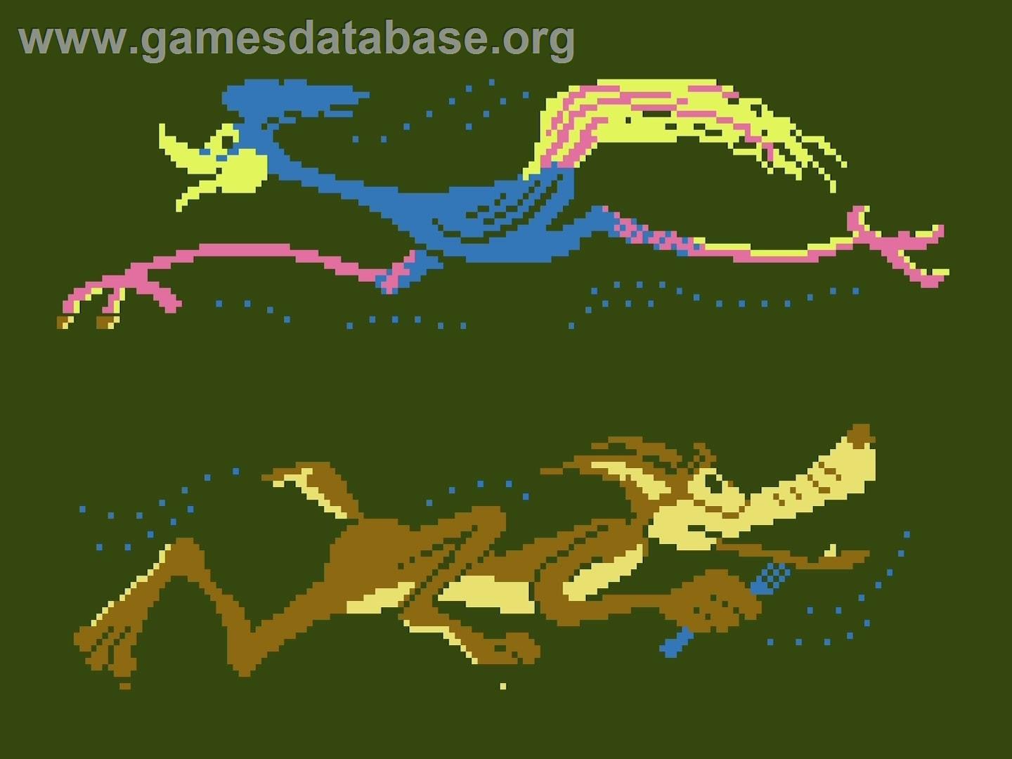 Road Runner (Prototype) - Atari 5200 - Artwork - Title Screen