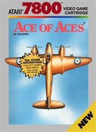 Box cover for Ace of Aces on the Atari 7800.