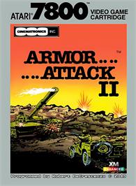 Box cover for Armor Attack 2 on the Atari 7800.