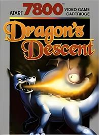 Box cover for Dragon's Descent on the Atari 7800.