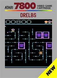 Box cover for Drelbs on the Atari 7800.