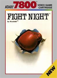 Box cover for Fight Night on the Atari 7800.