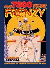Box cover for Frenzy on the Atari 7800.