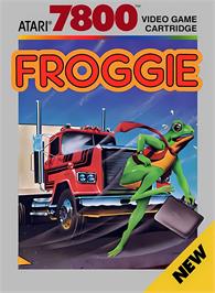 Box cover for Froggie on the Atari 7800.