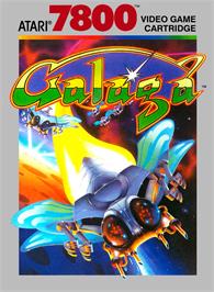 Box cover for Galaga on the Atari 7800.