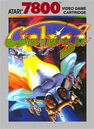 Box cover for Galaga on the Atari 7800.