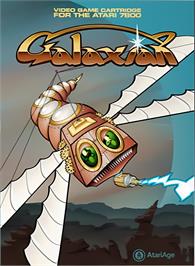Box cover for Galaxian on the Atari 7800.