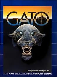 Box cover for Gato on the Atari 7800.