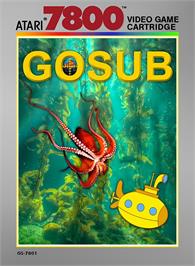 Box cover for GoSub on the Atari 7800.
