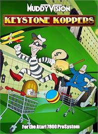 Box cover for Keystone Koppers on the Atari 7800.