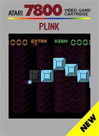 Box cover for Plink on the Atari 7800.
