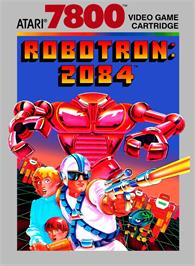 Box cover for Robotron - 2084 on the Atari 7800.