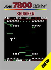 Box cover for Shuriken on the Atari 7800.