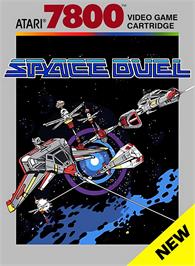 Box cover for Space Duel on the Atari 7800.