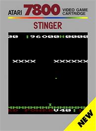 Box cover for Stinger on the Atari 7800.