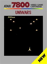 Box cover for UniWarS on the Atari 7800.