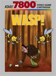 Box cover for Wasp! on the Atari 7800.