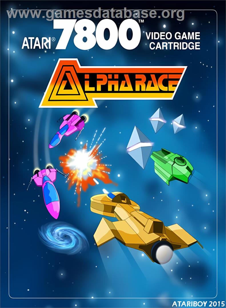 Alpha Race - Atari 7800 - Artwork - Box