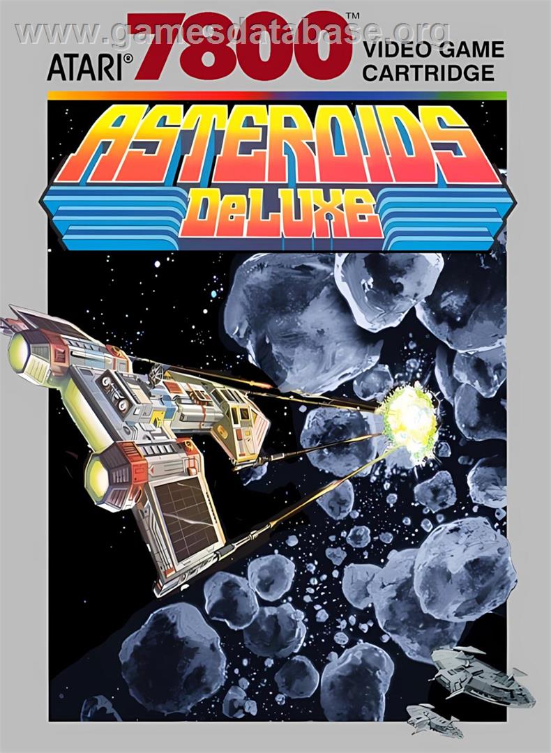 Asteroids Deluxe - Atari 7800 - Artwork - Box