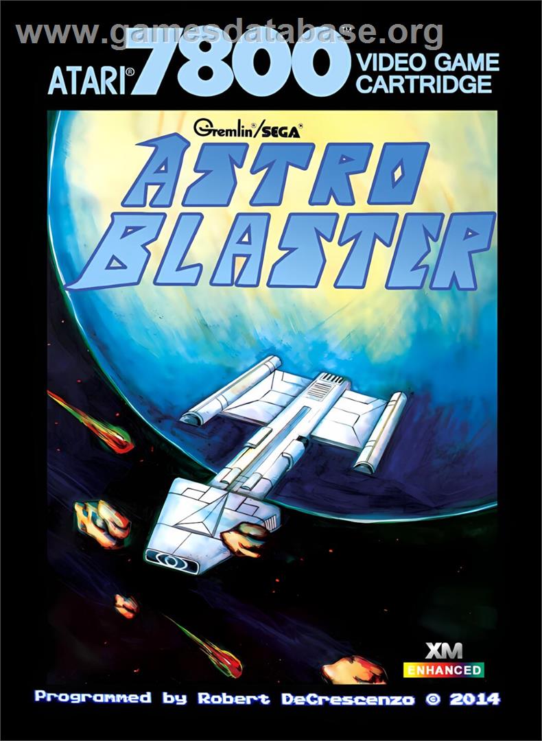 Astro Blaster - Atari 7800 - Artwork - Box