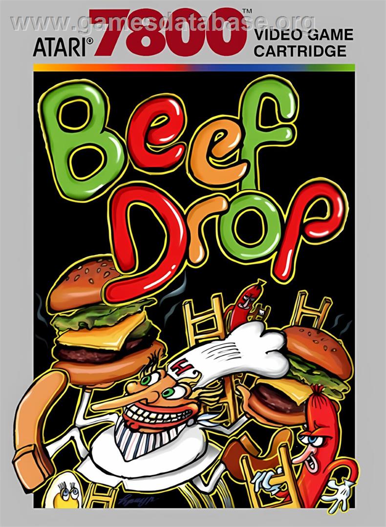 Beef Drop - Atari 7800 - Artwork - Box