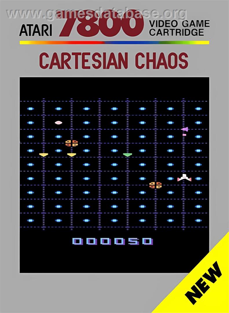Cartesian Chaos - Atari 7800 - Artwork - Box
