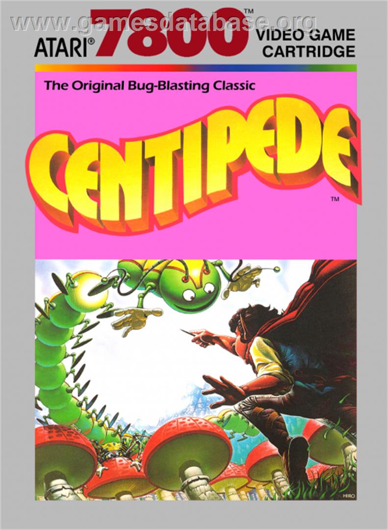 Centipede - Atari 7800 - Artwork - Box