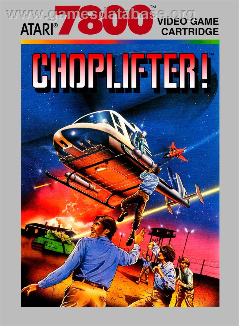 Choplifter! - Atari 7800 - Artwork - Box