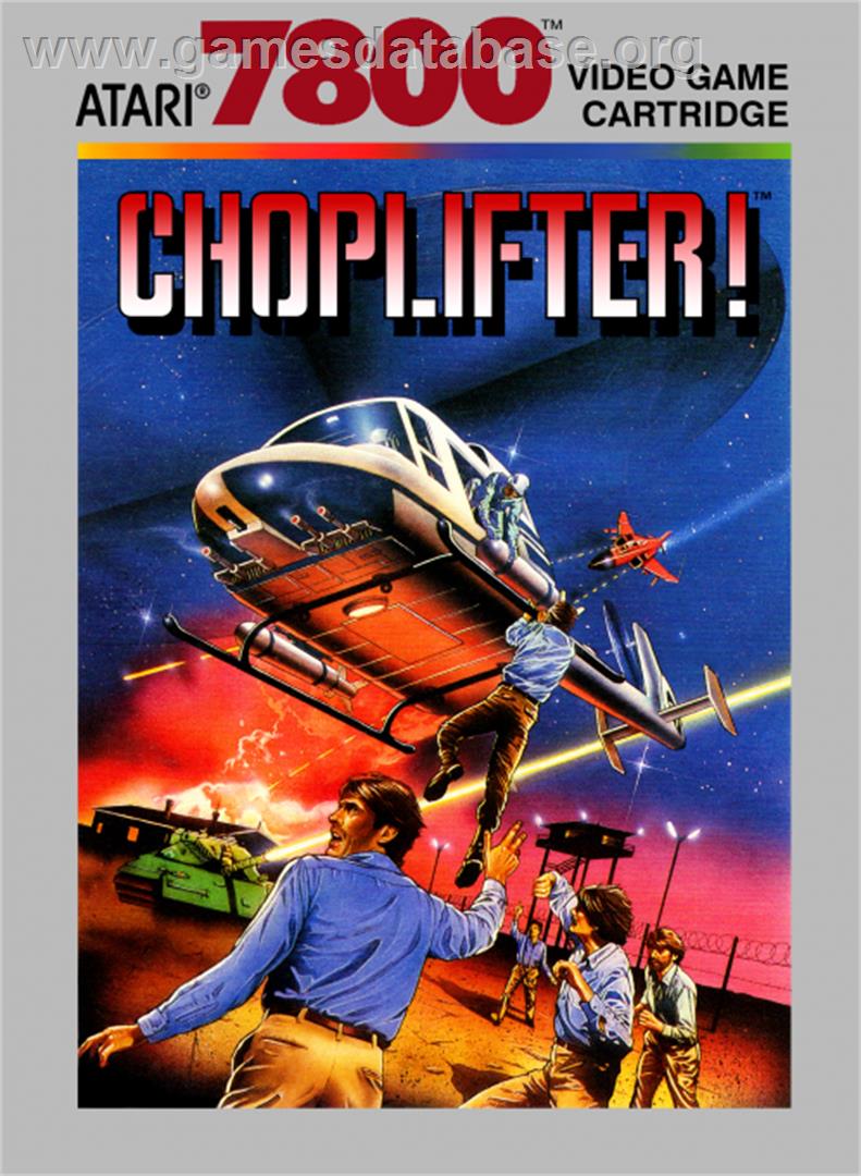 Choplifter - Atari 7800 - Artwork - Box