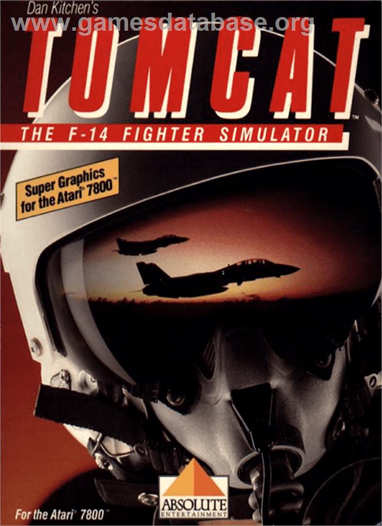 Dan Kitchen's Tomcat: The F-14 Fighter Simulator - Atari 7800 - Artwork - Box