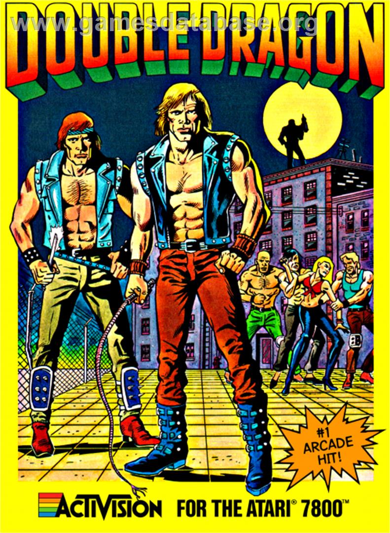 Double Dragon - Atari 7800 - Artwork - Box