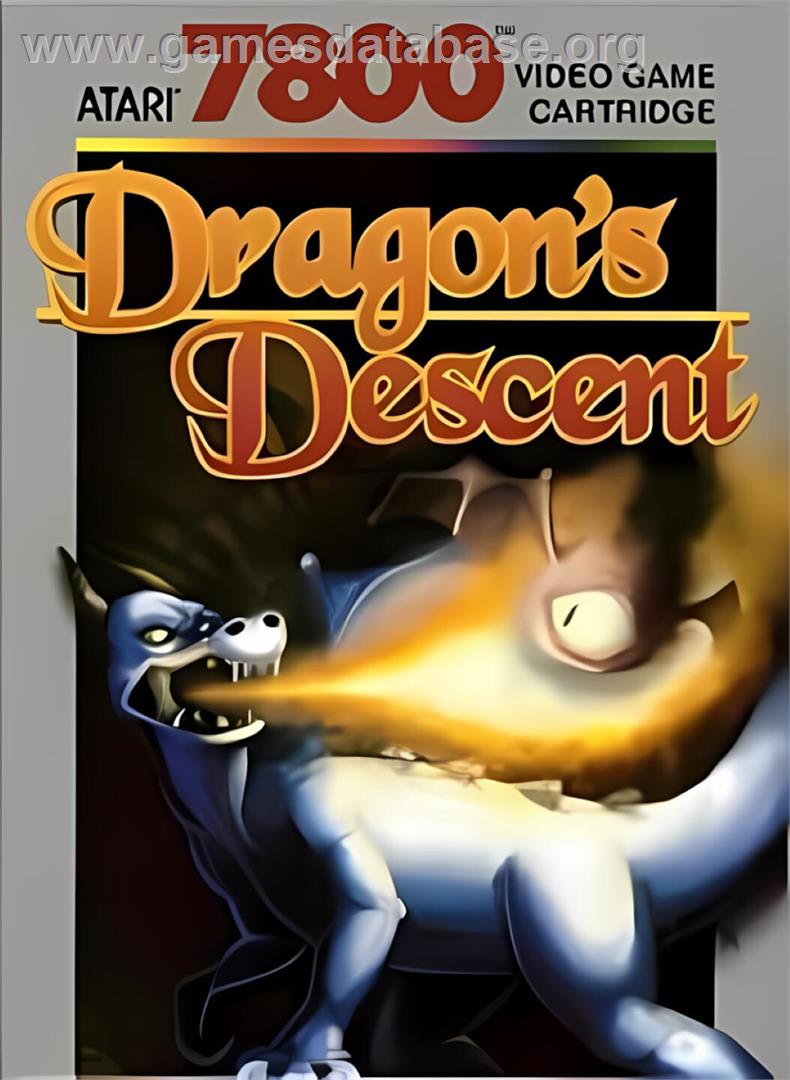 Dragon's Descent - Atari 7800 - Artwork - Box